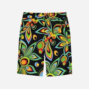 Loudmouth Bermuda Golf Shorts - Shagadelic Black